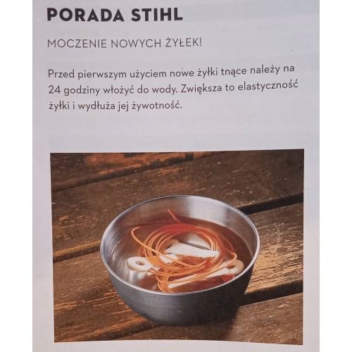 Żyłka tnąca okrągły STIHL Ø 2,4 mm x 253,0 m pomarańczowa 0000-930-2246