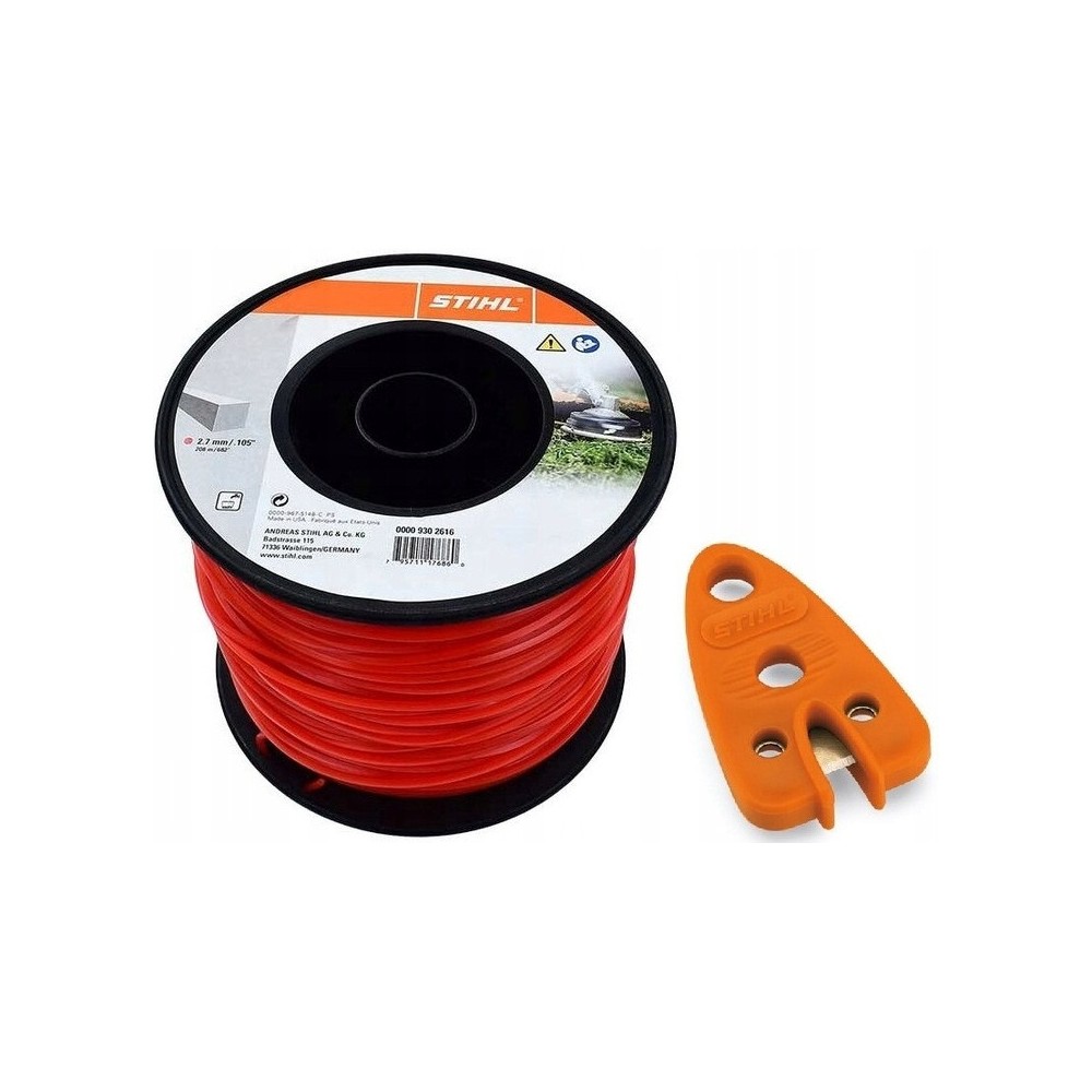 Żyłka Stihl 2,7 mm kwadratowa czerwona 208 m 0000-930-2616