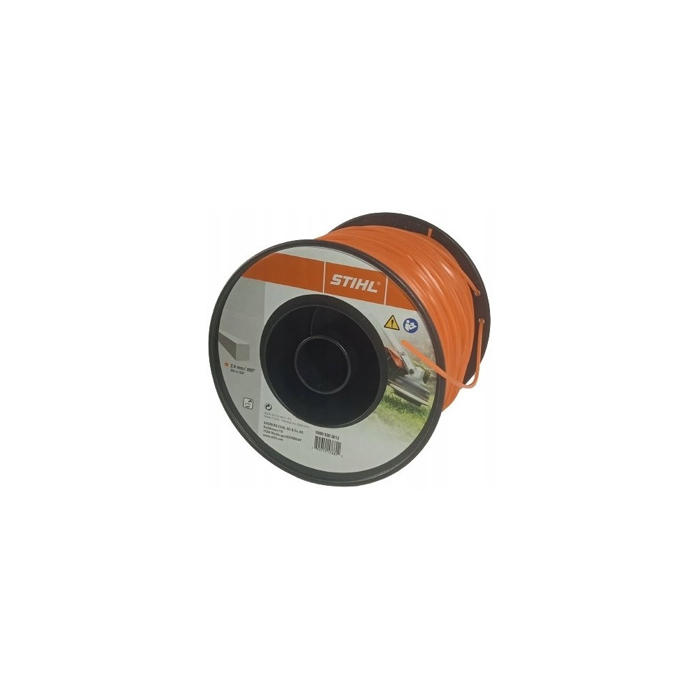 ŻYŁKA STIHL 2,4 mm kwadratowa pomarańczowa 253 m 0000-930-2612