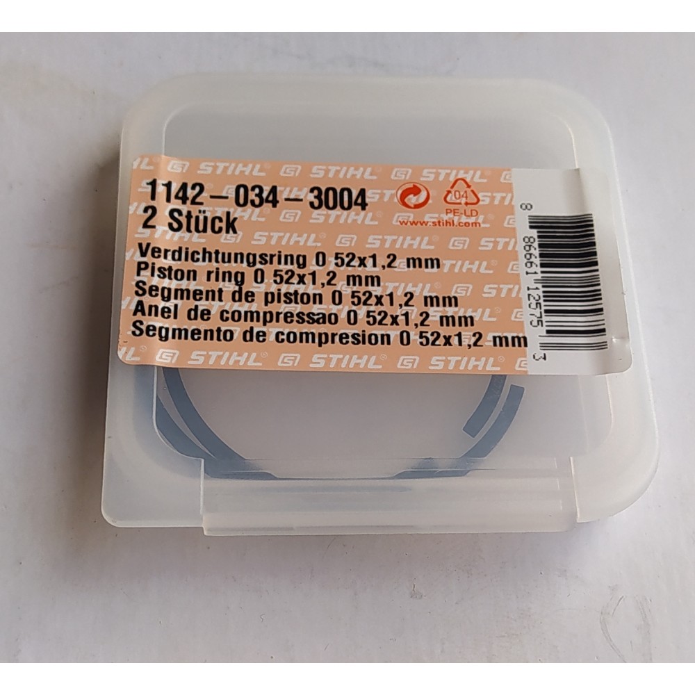 Pierścień tłokowy Ø 52x1,2 mm 1142-034-3004